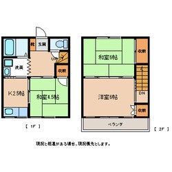 コーポ出砂原の物件間取画像